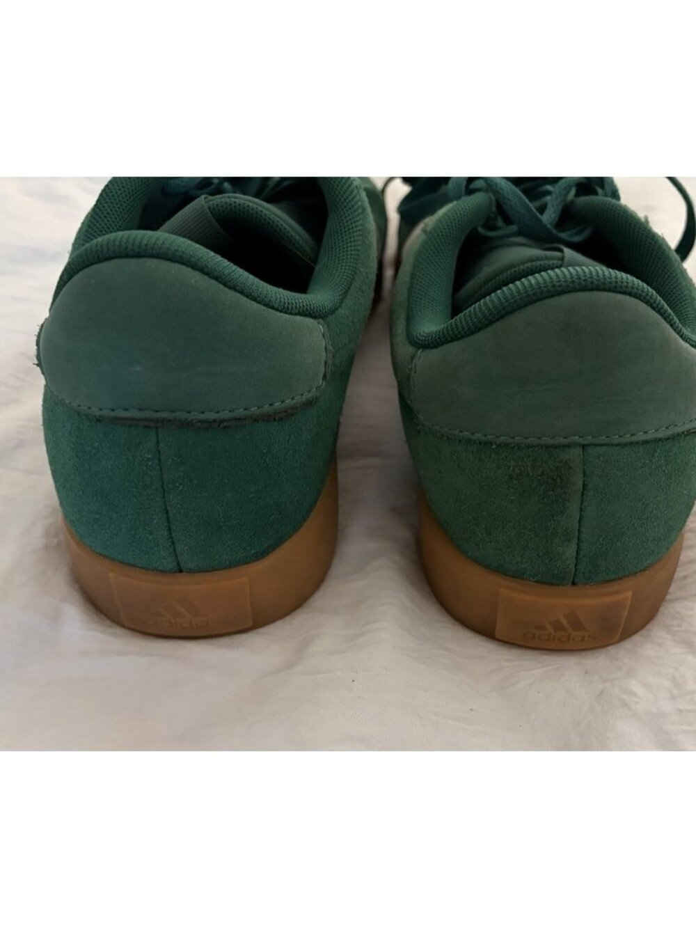 Men's Adidas Forest Green with Gum Bottom VL Court 3.0 Sneaker Size 10.5 - Picture 8 of 8